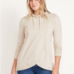 Old Navy Maternity Cross-Front Nursing Pullover Hoodie